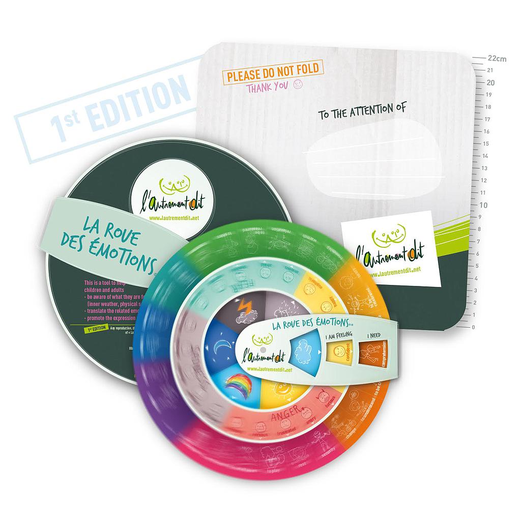 La Roue des Émotions© Version illustrée ANGLAIS-22cm