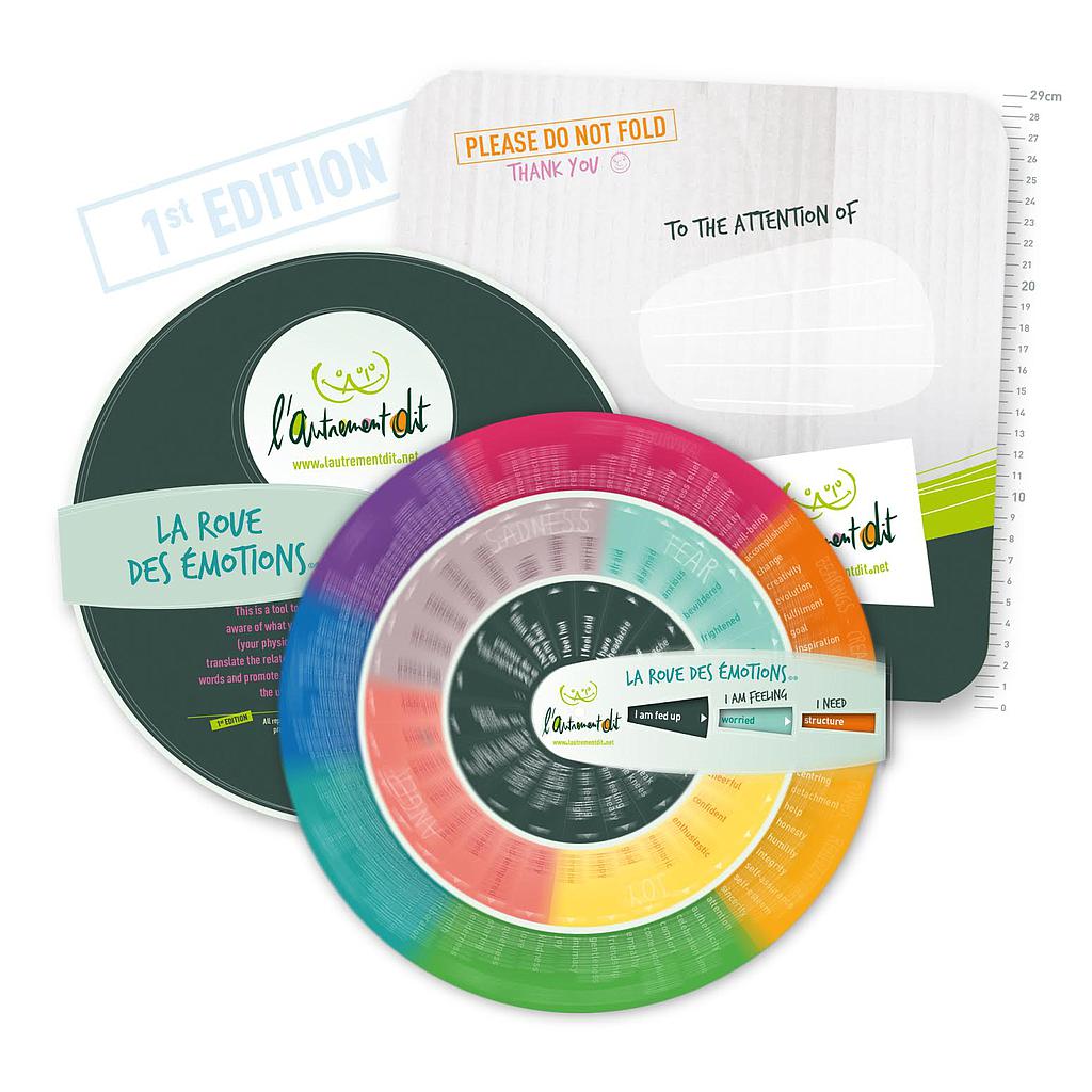La Roue des Émotions© - version Adulte en ANGLAIS-30cm