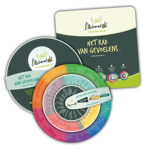 Het Rad van Gevoelens© (versie voor volwassenen)-30cm